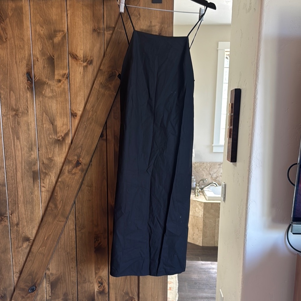 Sunday in Brooklyn Black Midi Dress